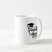 Abschluss endlich geschafft Skript Star Design Kaffeetasse (VorderseiteRechts)