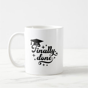 Abschluss endlich geschafft Skript Star Design Kaffeetasse