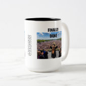 Abschluss endlich geschafft Tasse | Lustige Abschl (VorderseiteRechts)