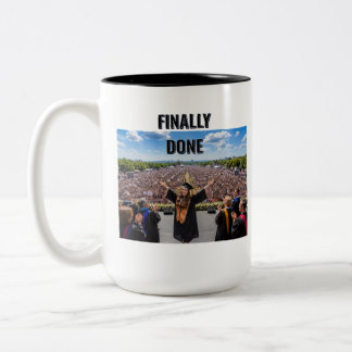 Abschluss endlich geschafft Tasse | Lustige Abschl
