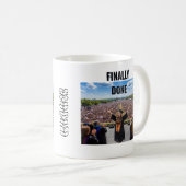 Abschluss endlich geschafft Tasse | Lustige Abschl (VorderseiteRechts)
