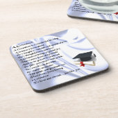 Abschluss-   Enkel-Gedicht Getränkeuntersetzer (Linke Seite)