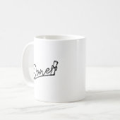 Abschluss Erledigt Minimalistisches Design Kaffeetasse (Vorderseite Links)