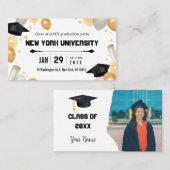 Abschluss-Ernennungskarte Terminkarte (Vorne/Hinten)