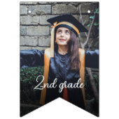 Abschluss Errungenschaften Stufen Fotos Moderne Wimpelkette (Zweite Fahne)