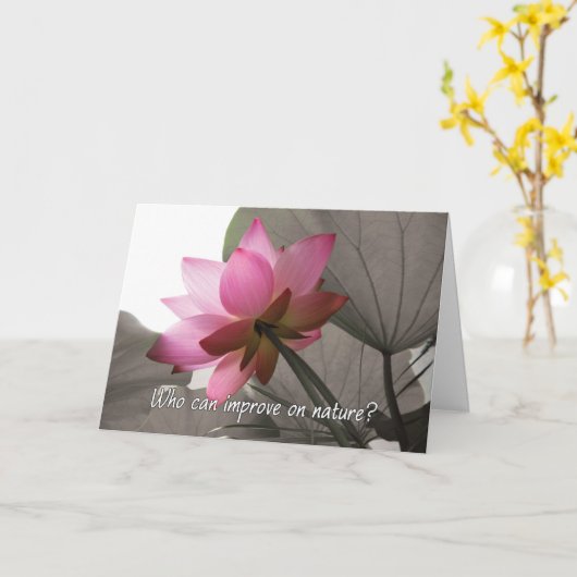 Abschluss Esthetician oder passen sich für jeden B Karte (Gelbe Blume)