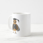 Abschluss-Eule Abschluss  Kaffeetasse (Vorderseite Links)