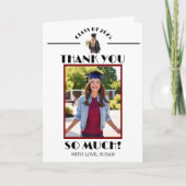 Abschluss (Evergreen/Female) Dankeskarte (Vorderseite)