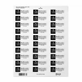 Abschluss Extravagante Klassenjahrskriptfarbe (Vorne)