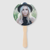 Abschluss Fan Chic Gold Custom Graduate Foto Fächer (Rückseite)