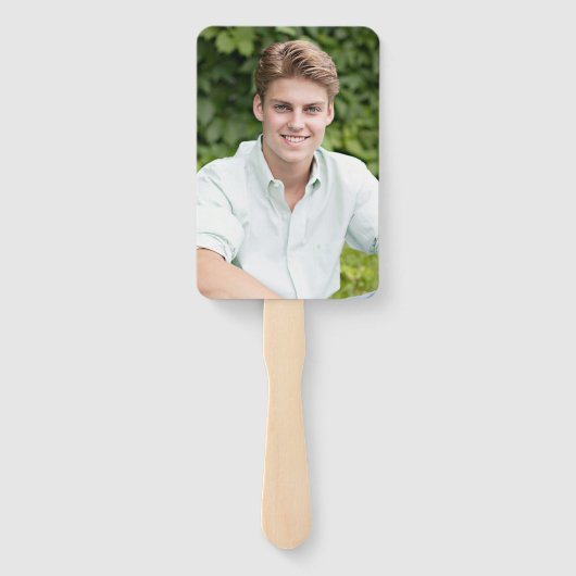 Abschluss Fan Graduate Zwei große Fotos Fächer (Rückseite)