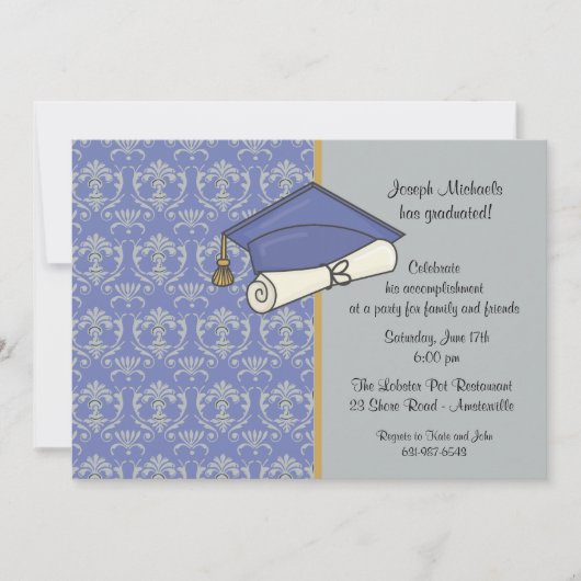 Abschluss Feier Einladung (Vorderseite)