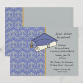 Abschluss Feier Einladung (Vorne/Hinten)