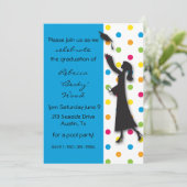 Abschluss-Feier! Einladung (Stehend Vorderseite)