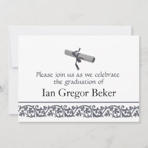 Abschluss-Feier Einladung