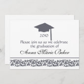 Abschluss-Feier Einladung (Vorne/Hinten)