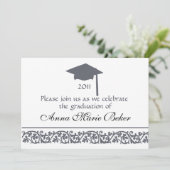 Abschluss-Feier Einladung (Stehend Vorderseite)