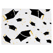 Abschluss-Feier - große Geschenk-Tasche Geschenktüte (Rückseite)