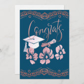 Abschluss Feiertagskarte (Vorne/Hinten)