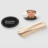 Abschluss Fieber Ihre Schule männliches Foto Schwa Fächer (Non-assembled)