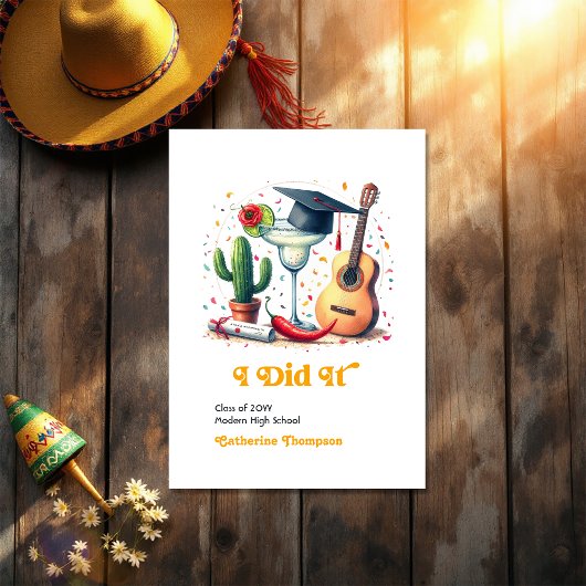 Abschluss Fiesta Foto Ankündigung