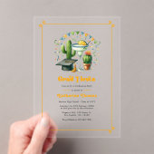 Abschluss Fiesta Party Acryleinladungen (Insitu (Handheld))