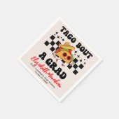 Abschluss Fiesta Taco Bout A Grade Paper Napkin Serviette (Ecke)