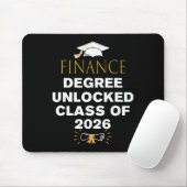 Abschluss Finanzwirtschaft freigeschaltet Cl Of 20 Mousepad (Mit Mouse)
