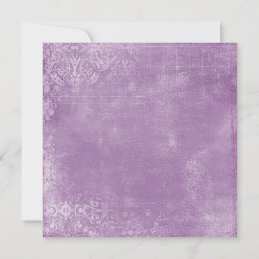 Abschluss-Flachbandrahmen Einladung (Rückseite)