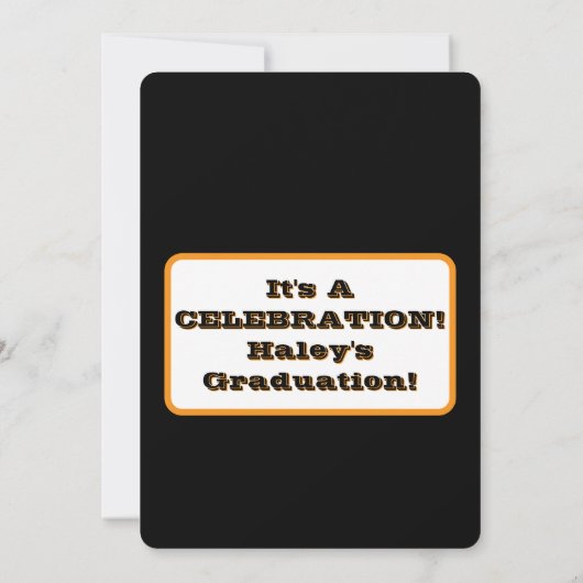 Abschluss-Flachbildschirm Ankündigung (Rückseite)