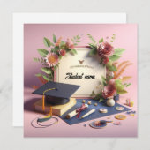 Abschluss-Flachkarte (Vorne/Hinten)