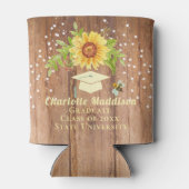 Abschluss Floral Sunflower Dosenkühler (Rückseite)