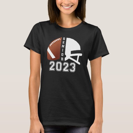 Abschluss Football Pla der Klasse 2023 T-Shirt (Vorderseite)
