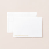 Abschluss Foto & Adresse Moderne Vielen Dank Folienkarte (Rückseite mit Umschlag)