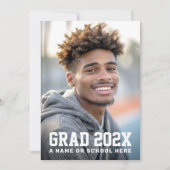 Abschluss Foto Ankündigung (Vorderseite)