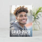 Abschluss Foto Ankündigung (Stehend Vorderseite)