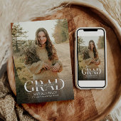 Abschluss Foto Ankündigung und Einladung