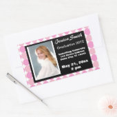 Abschluss-Foto-Aufkleber Rechteckiger Aufkleber (Umschlag)