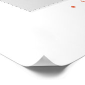 Abschluss Foto Booth Rahmen modernes Poster (Ecke)