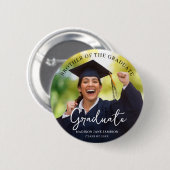 Abschluss Foto Brother of the Graduate Button (Vorne & Hinten)