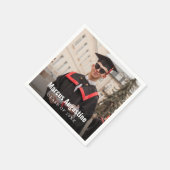 Abschluss Foto Class 2025 Serviette (Ecke)