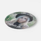 Abschluss Foto Class 20XX Herzlichen Glückwunsch C Pappteller (Schrägansicht)