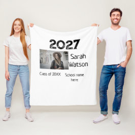 Abschluss Foto Classic - Klassiker Jahr für Jahr Fleecedecke