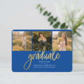 Abschluss Foto Collage 2025 Grad Ankündigung (Stehend Vorderseite)