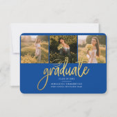 Abschluss Foto Collage 2025 Grad Ankündigung (Vorderseite)