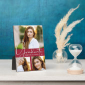 Abschluss Foto Collage auf Crimson Fotoplatte (Seite)