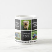 Abschluss Foto Collage Geschenkklasse 20XX Benutze Kaffeetasse (Mittel)