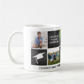 Abschluss Foto Collage Geschenkklasse 20XX Benutze Kaffeetasse (Links)