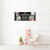 Abschluss Foto Collage Glückwunschs Senior Black Banner (Insitu)