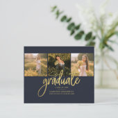 Abschluss Foto Collage Grad Bekanntgabe (Stehend Vorderseite)